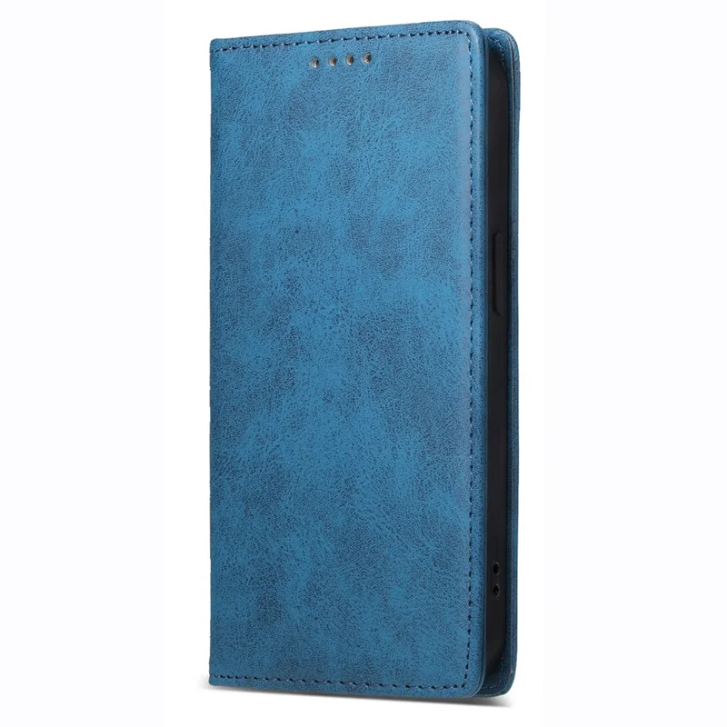 Bulk Purchasing For Xiaomi Redmi Note 14 4G (164.84mm) Wallet Case RFID Blocking TPU PU Leather Phone Cover - Blue