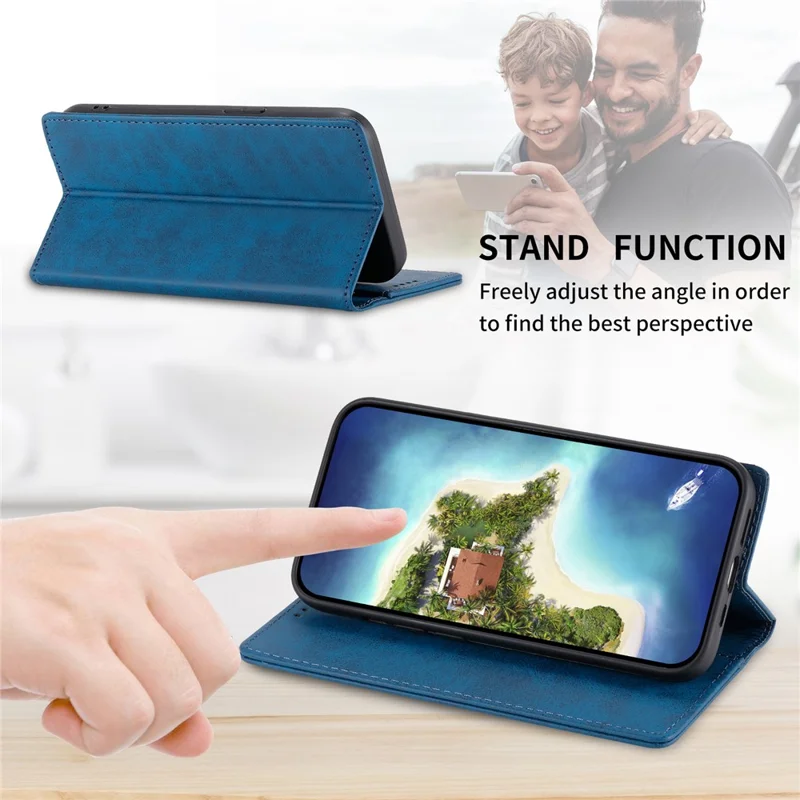 Bulk Purchasing For Samsung Galaxy S26+ Wallet Case RFID Blocking TPU PU Leather Phone Cover - Blue