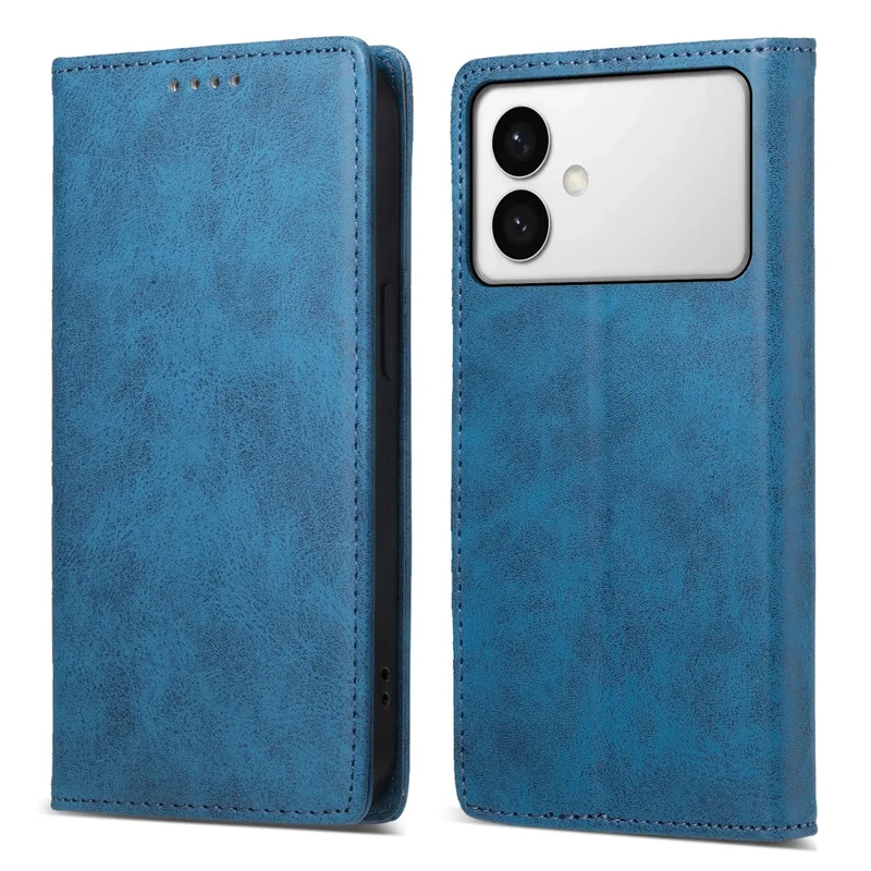 Bulk Purchasing For Samsung Galaxy S26 Edge Wallet Case RFID Blocking TPU PU Leather Phone Cover - Blue