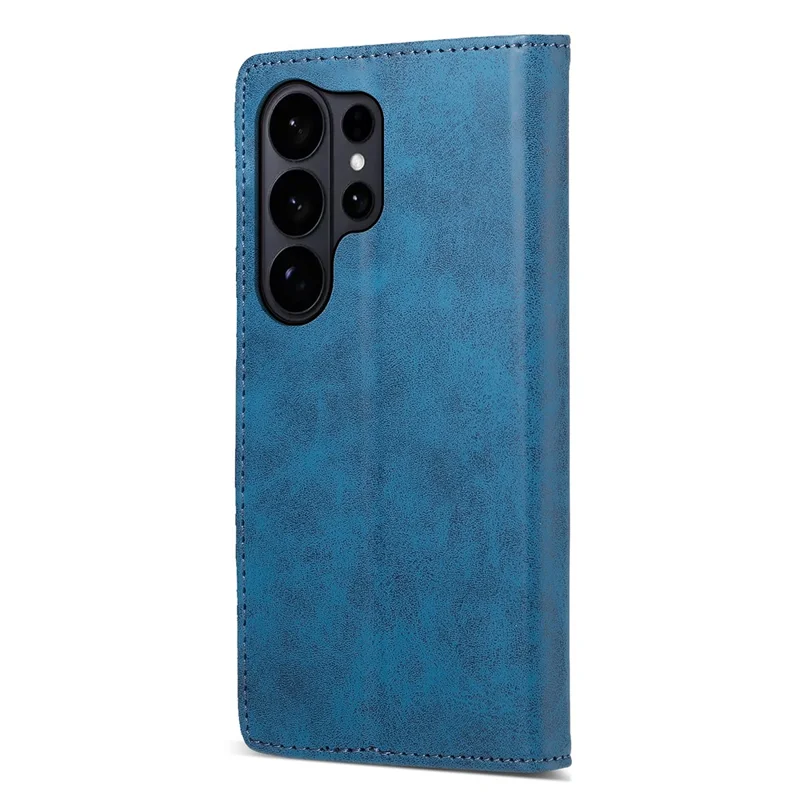 Bulk Purchasing For Samsung Galaxy S26 Ultra Wallet Case RFID Blocking TPU PU Leather Phone Cover - Blue