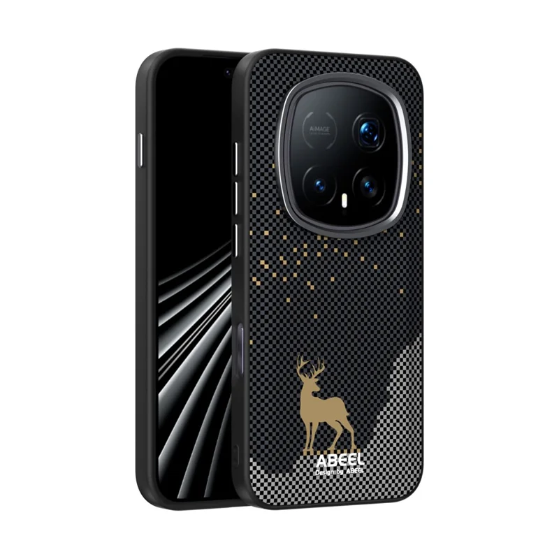 ABEEL pour Honor Magic8 RSR Porsche Design 5G Étui Magnétique Ultra Mince Coque Arrière en PC TPU - Cerf