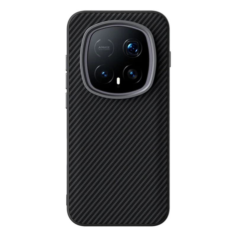 ABEEL For Honor Magic8 RSR Porsche Design 5G Magnetic Case Carbon Fiber Texture TPU PC PU Phone Back Cover - Black