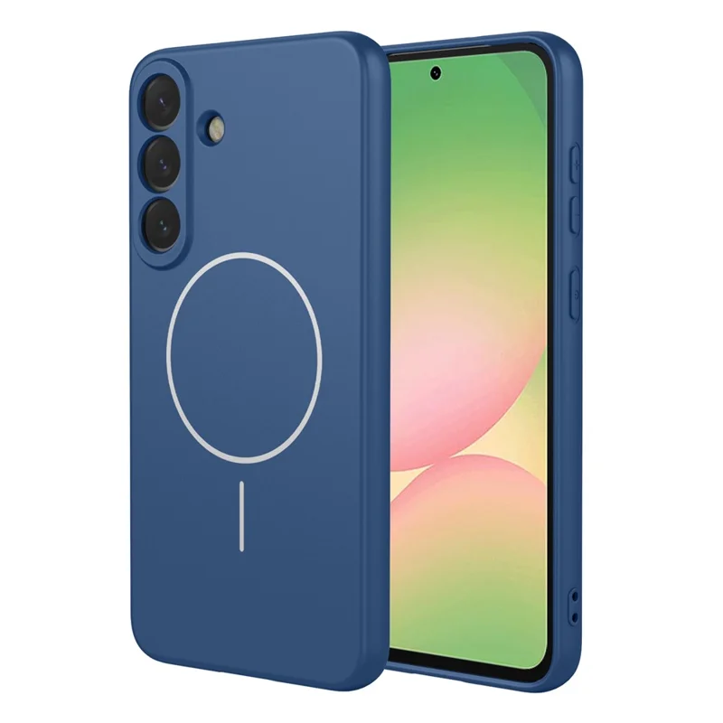 For Samsung Galaxy A57 5G Magnetic Case Anti Drop Soft TPU Phone Back Cover - Blue