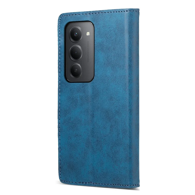 Bulk Purchasing For Xiaomi Redmi 15 4G (EU) (171mm) Wallet Case RFID Blocking TPU PU Leather Phone Cover - Blue