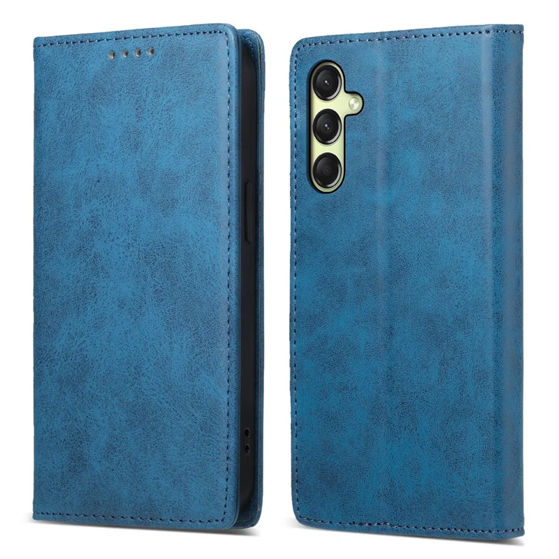 Bulk Purchasing Wallet Case For Samsung Galaxy A16 4G  /  A16 5G RFID Blocking TPU PU Leather Phone Cover - Blue