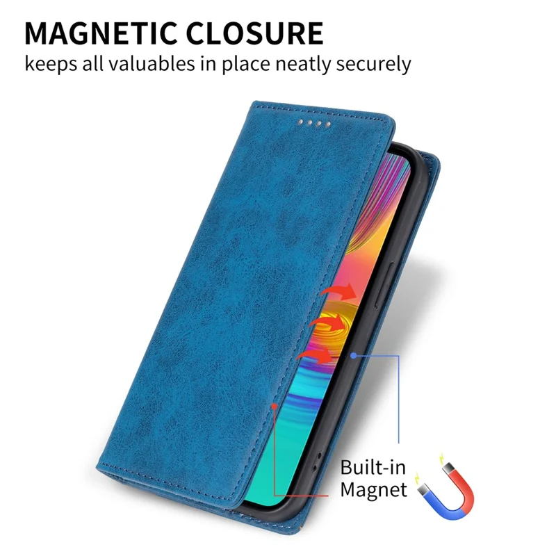 Bulk Purchasing Wallet Case For Samsung Galaxy A16 4G  /  A16 5G RFID Blocking TPU PU Leather Phone Cover - Blue