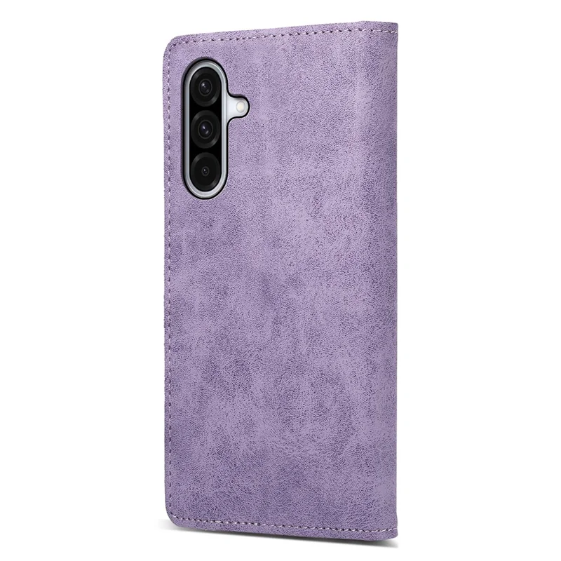 Bulk Purchasing For Samsung Galaxy S24 FE Wallet Case RFID Blocking TPU PU Leather Phone Cover - Purple