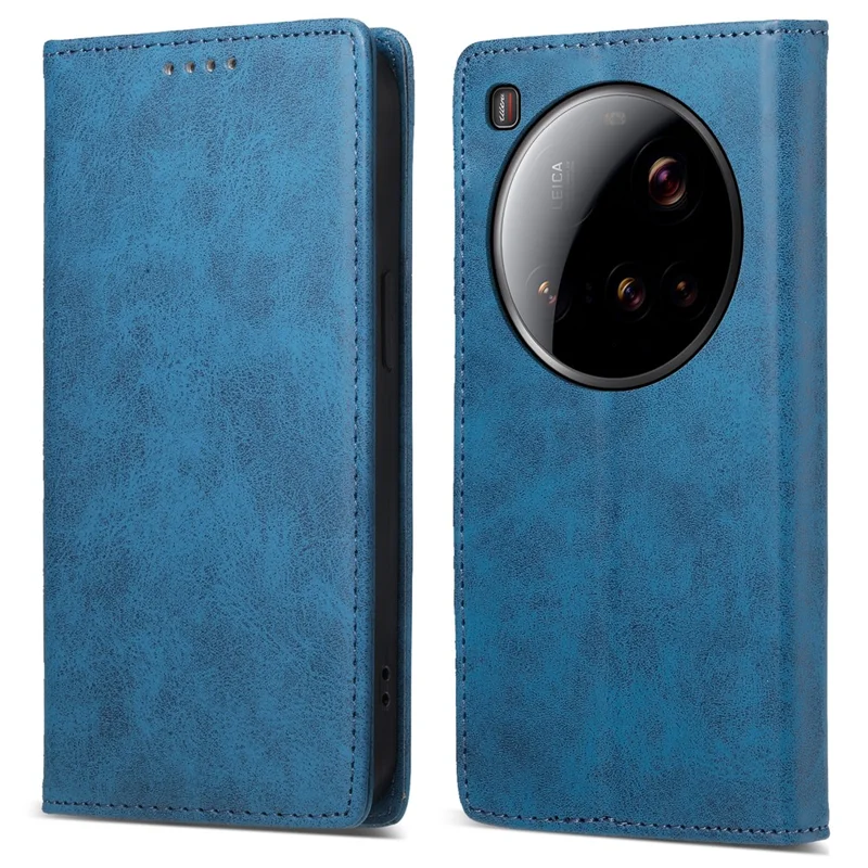 Bulk Purchasing For Xiaomi 15 Ultra Wallet Case RFID Blocking TPU PU Leather Phone Cover - Blue
