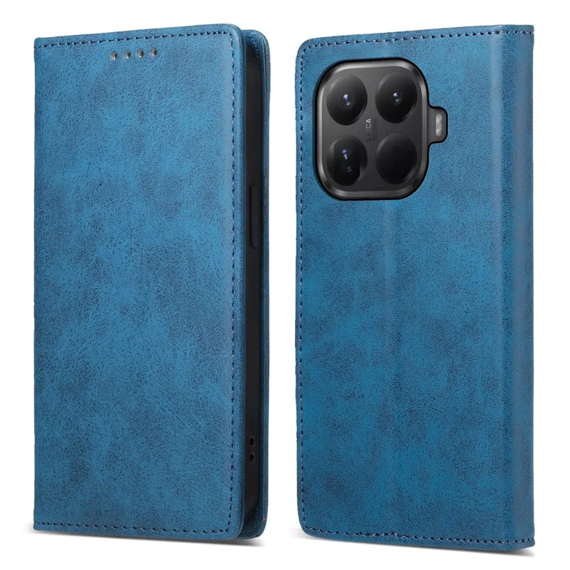 Bulk Purchasing For Xiaomi 15T Pro Wallet Case RFID Blocking TPU PU Leather Phone Cover - Blue