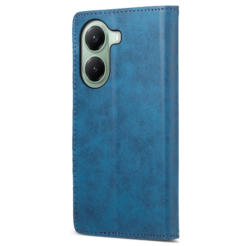 Bulk Purchasing Wallet Case For Xiaomi Poco X7 Pro 5G  /  Redmi Turbo 4 5G RFID Blocking TPU PU Leather Phone Cover - Blue