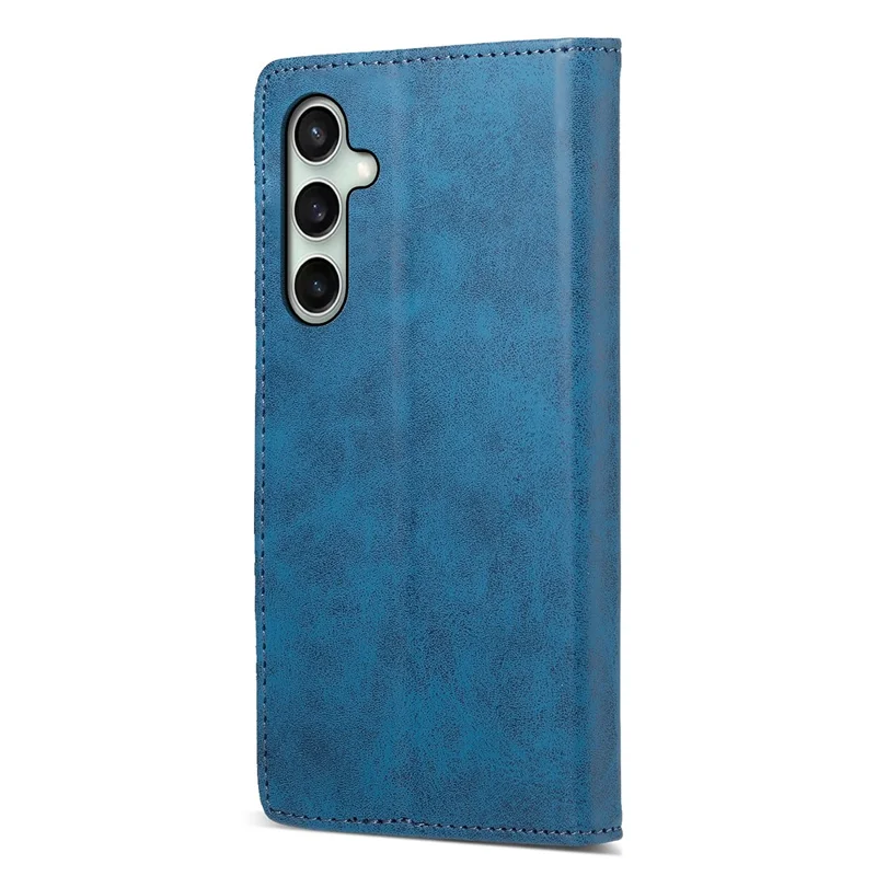 Bulk Purchasing For Samsung Galaxy S25 FE Wallet Case RFID Blocking TPU PU Leather Phone Cover - Blue