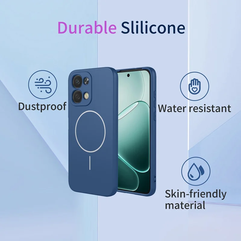 Magnetic Case For Oppo A6 Pro 5G  /  A6 Pro 4G  /  F31 5G Anti Drop Soft TPU Phone Back Cover - Blue