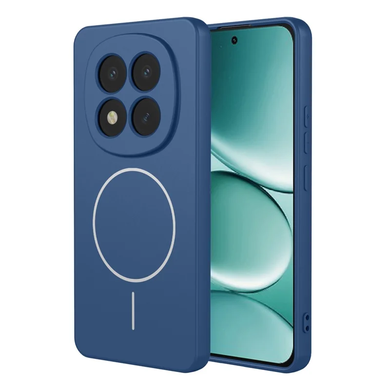 For Xiaomi Redmi Note 15 Pro 5G (Global) Magnetic Case Anti Drop Soft TPU Phone Back Cover - Blue