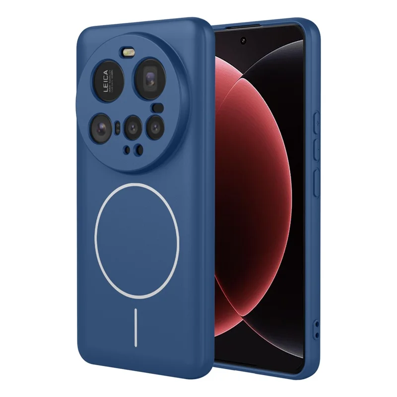 For Xiaomi 15 Ultra Magnetic Case Anti Drop Soft TPU Phone Back Cover - Blue