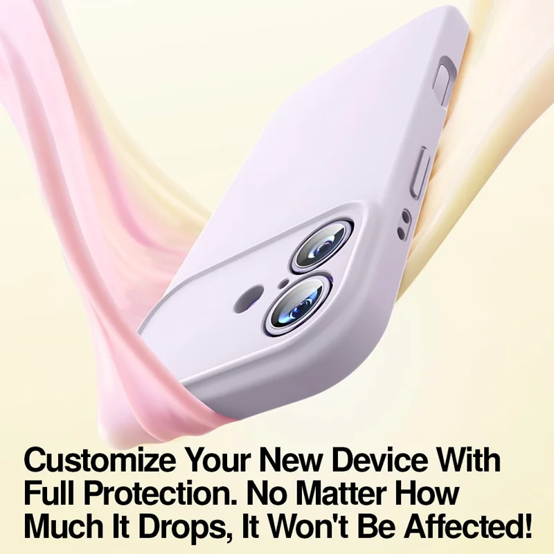 SMARTDEVIL For iPhone 17 Magnetic Case Liquid Silicone PC Shockproof Phone Back Cover Compatible with MagSafe - Black