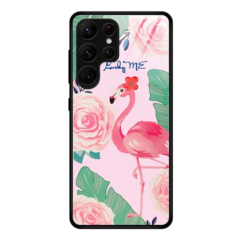 Handyhülle für Samsung Galaxy S26 Ultra, Panzerglas + PC + TPU, Handy-Schutz mit Mustermotiv – Vogel