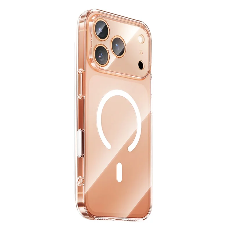 SMARTDEVIL For iPhone 17 Pro Max Magnetic Case PC Clear Phone Back Cover Compatible with MagSafe - Transparent