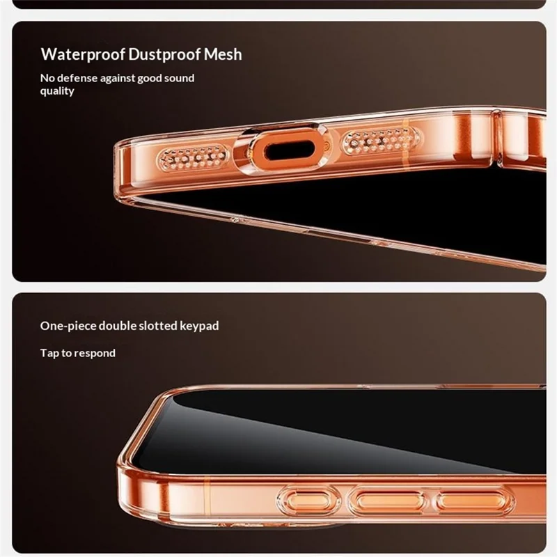 SMARTDEVIL For iPhone 17 Pro Max Magnetic Case PC Clear Phone Back Cover Compatible with MagSafe - Transparent