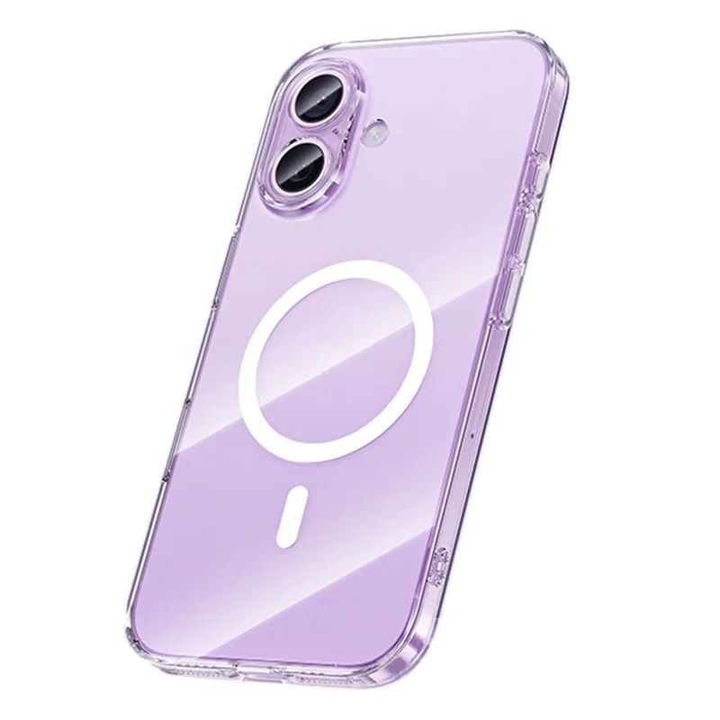 SMARTDEVIL For iPhone 17 Magnetic Case PC Clear Phone Back Cover Compatible with MagSafe - Transparent