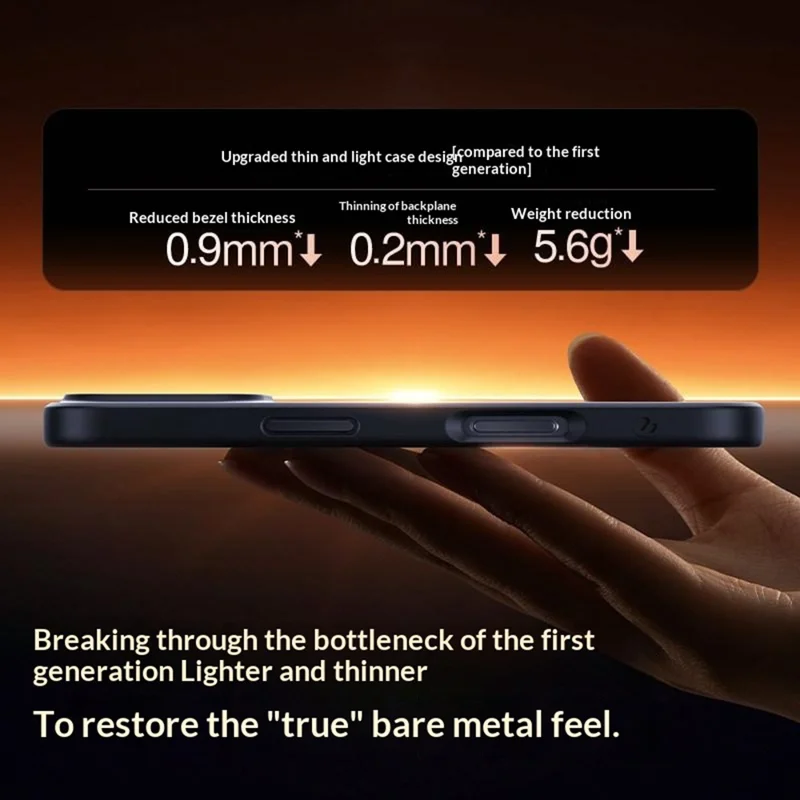 SMARTDEVIL For iPhone 17 Pro Max Magnetic Case Rotating Kickstand Soft TPU + Hard PC Phone Cover Compatible with MagSafe - Black