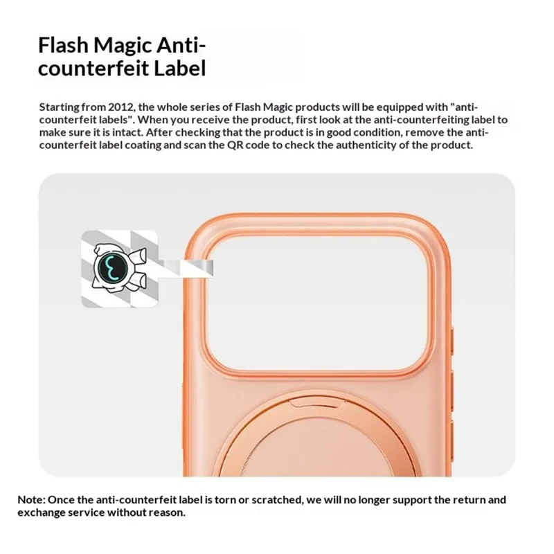 SMARTDEVIL For iPhone 17 Pro Max Magnetic Case Rotating Kickstand Precise Cutouts TPU PC Phone Cover Compatible with MagSafe - White