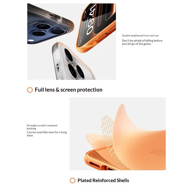 SMARTDEVIL For iPhone 17 Pro Max Magnetic Case Rotating Kickstand Precise Cutouts TPU PC Phone Cover Compatible with MagSafe - White