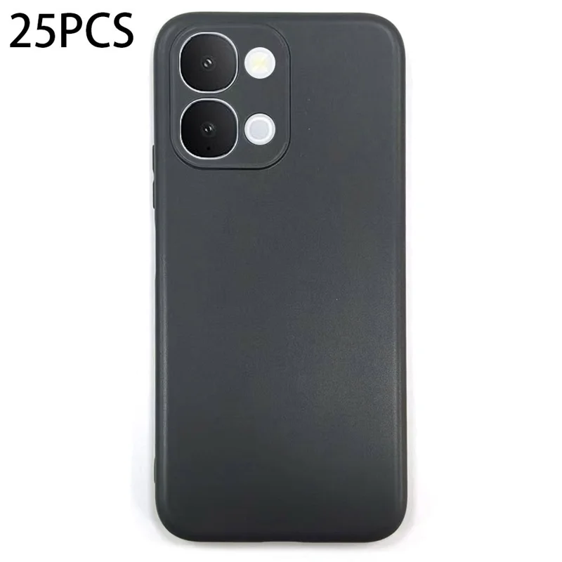 Achat en gros 25 pièces pour étui vivo Y500i 5G 1,2 mm TPU couverture mate - Noir