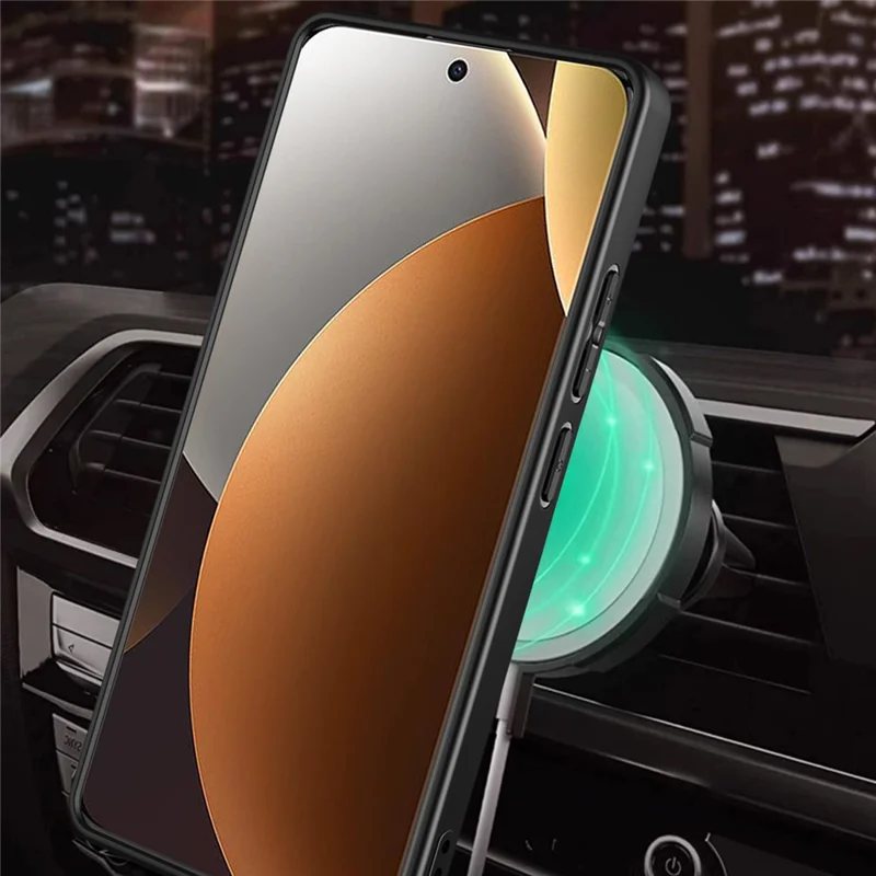 Magnetic Case For Xiaomi Poco M8 Pro 5G  /  Redmi Note 15 Pro+ 5G (Global) Rotating Kickstand TPU + PC Phone Cover - Sapphire