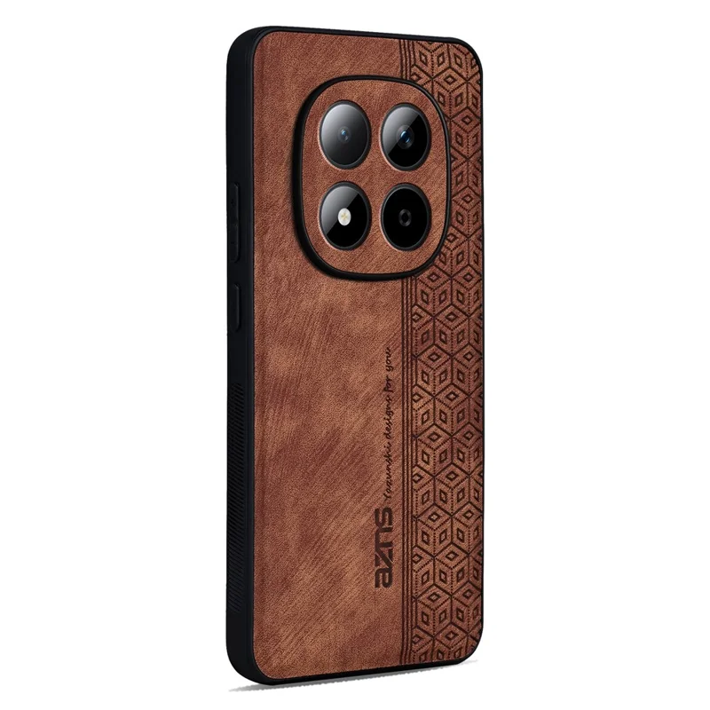 AZNS til Xiaomi Redmi Note 15 Pro 4G (Global) Taske i PU-læder med TPU-beskyttelsesdækkende Telefonbeskyttelse - Brun