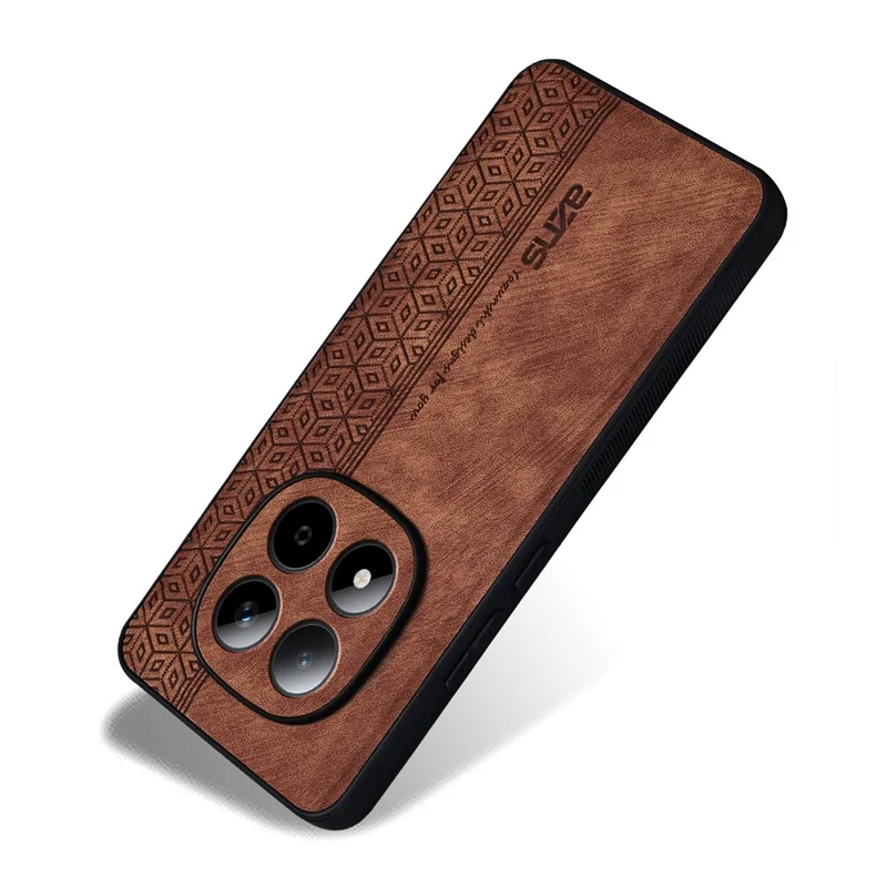 AZNS til Xiaomi Redmi Note 15 Pro 4G (Global) Taske i PU-læder med TPU-beskyttelsesdækkende Telefonbeskyttelse - Brun