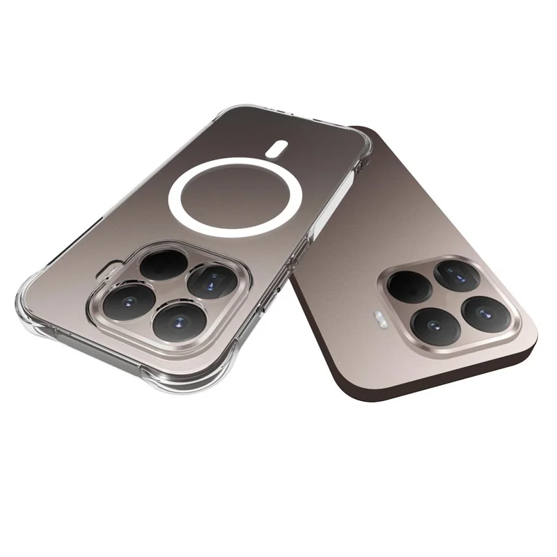 Acquisto all'ingrosso per custodia magnetica Xiaomi 17T in TPU, cover posteriore anti-caduta - trasparente