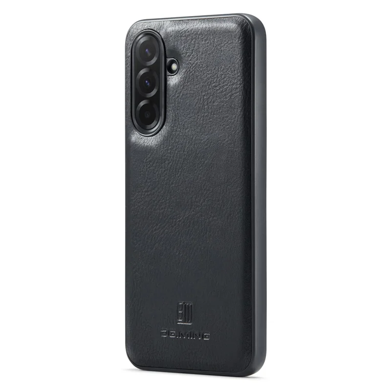 DG.MING for Samsung Galaxy A37 5G Case Detachable Wallet Stand Split Leather Phone Cover - Black