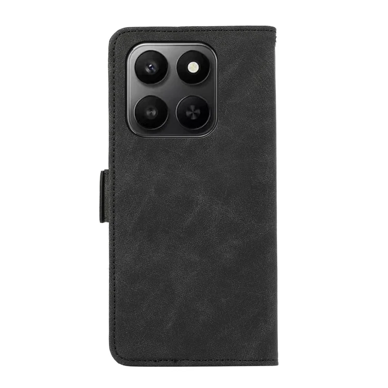 ABEEL PU Leather Case For Honor X7d 5G  /  X7d 4G  /  400 Smart 4G  /  400 Smart 5G Folio Stand View RFID Blocking Phone Cover - Black