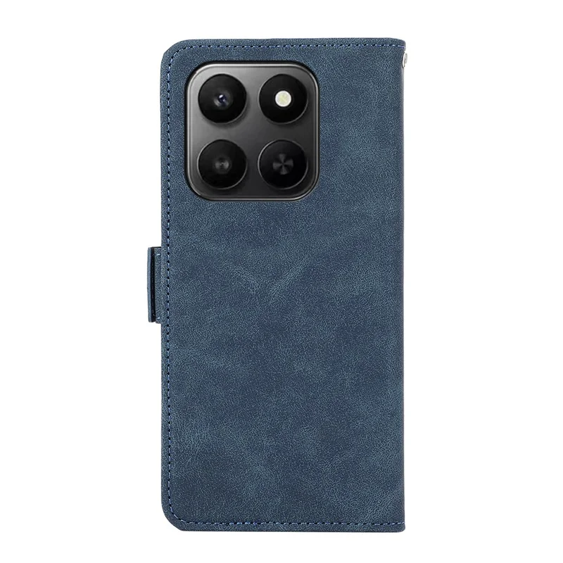 ABEEL PU Leather Case For Honor X7d 5G  /  X7d 4G  /  400 Smart 4G  /  400 Smart 5G Folio Stand View RFID Blocking Phone Cover - Blue