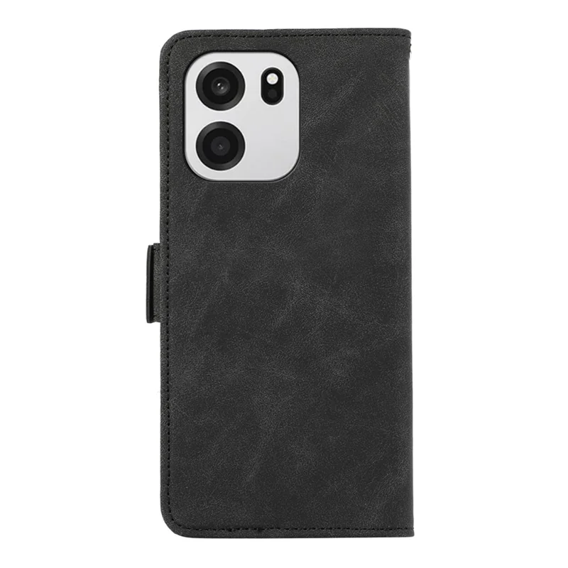 ABEEL For OnePlus Turbo 6 5G  /  6V 5G Case PU Leather Folio Stand View RFID Blocking Phone Cover - Black