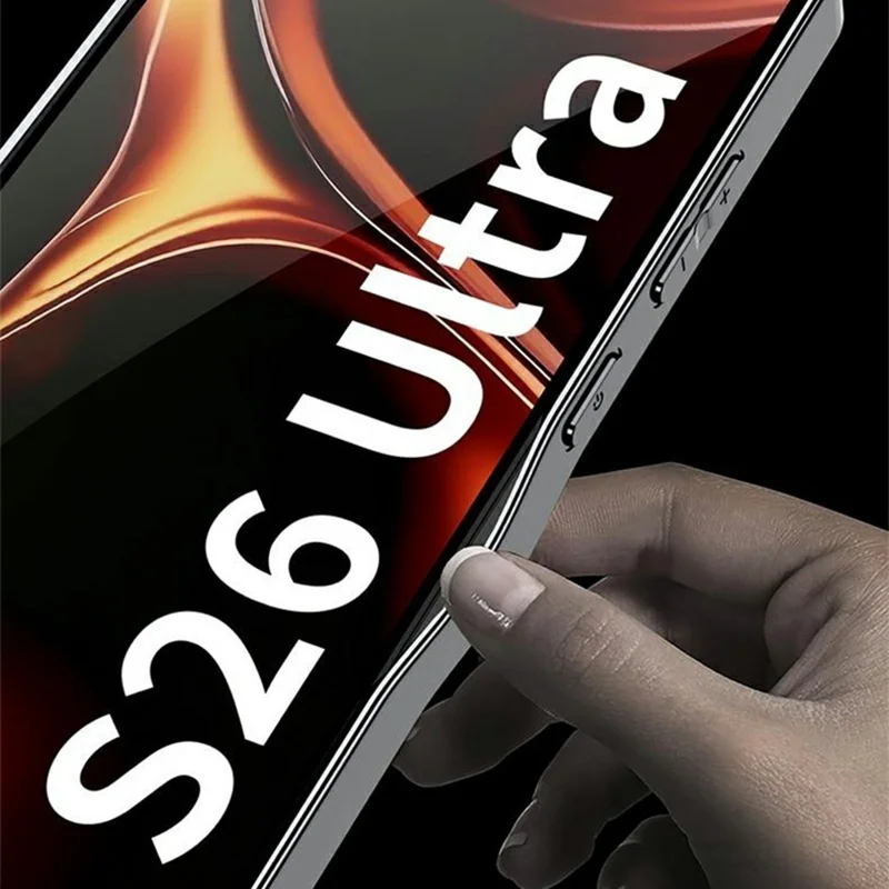 GKK pour Samsung Galaxy S26 Ultra Étui Électrolyse Couleur Contraste Cuir Arrière Support de Chargement Sans Fil - Noir