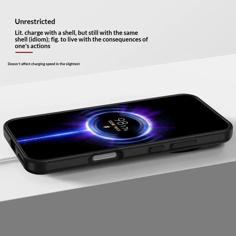 For Honor Magic8 5G Magnetic Case Anti-Drop TPU + PC Phone Cover - Black