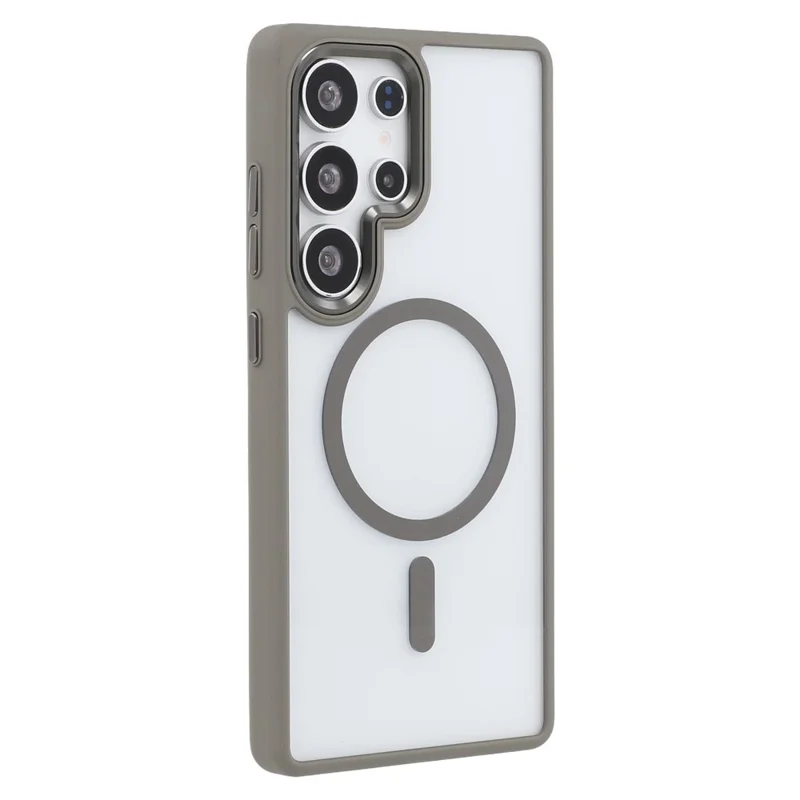 For Samsung Galaxy S26 Ultra Magnetic Case Anti-Drop TPU + PC Phone Cover - Grey