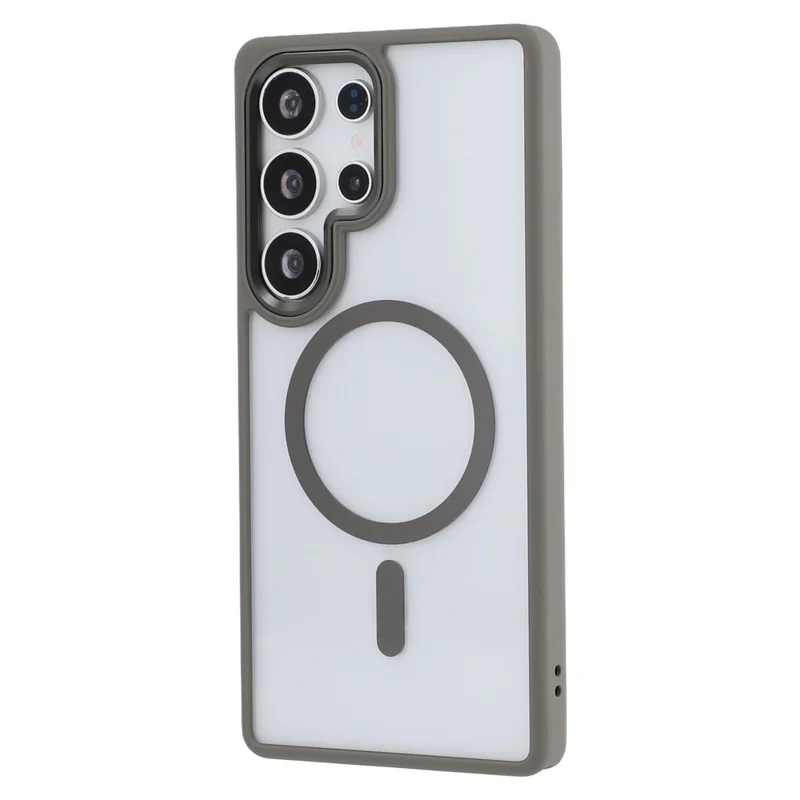 For Samsung Galaxy S26 Ultra Magnetic Case Anti-Drop TPU + PC Phone Cover - Grey