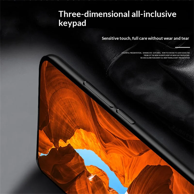 For Honor Magic8 Pro Air 5G Case Silk-Textured PU Leather Coated PC TPU Protective Phone Back Cover - Gold