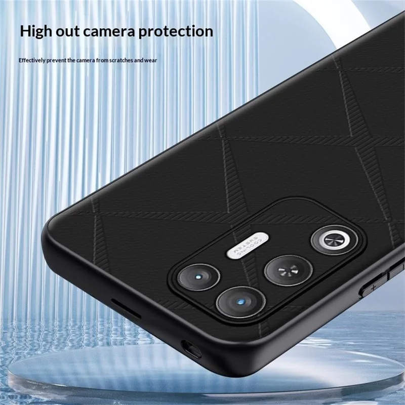 For ZTE nubia RedMagic 11 Air 5G Case X-Patterned TPU PU Leather PC Anti-Drop Phone Cover - Green