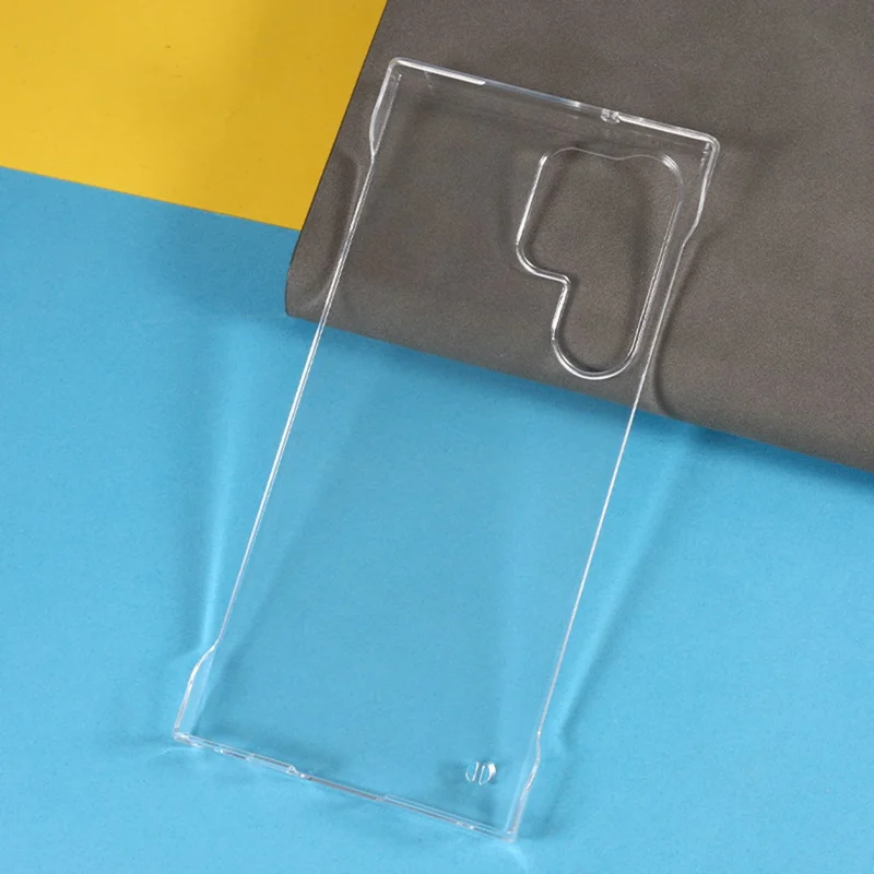 For Samsung Galaxy S26 Ultra Case Frameless Hard PC Phone Cover Large Cutouts - Transparent