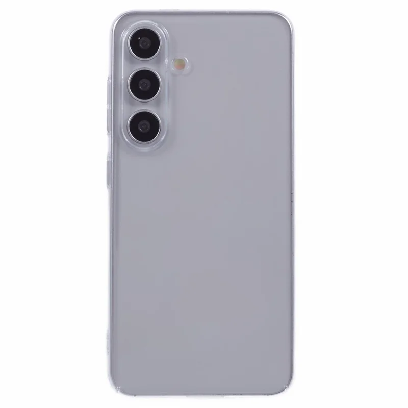 For Samsung Galaxy S26 Case Shock-Absorption Hard PC Phone Cover (Precise Lens Cutouts) - Transparent