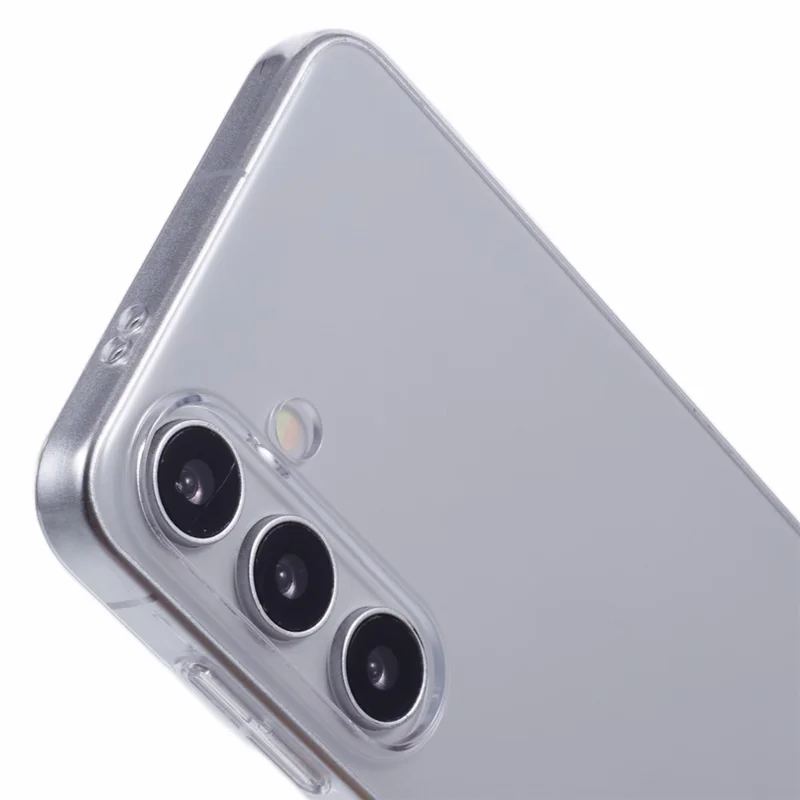 For Samsung Galaxy S26+ Case Shock-Absorption Hard PC Phone Cover (Precise Lens Cutouts) - Transparent