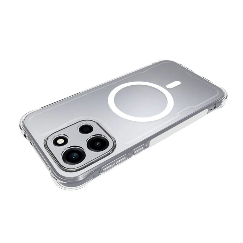 Bulk Purchasing For OnePlus Turbo 6 5G Magnetic Case TPU Anti-drop Phone Back Cover - Transparent