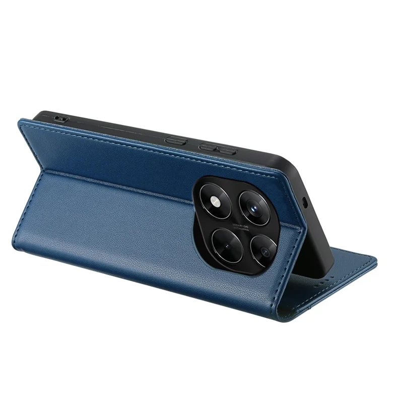 N.BEKUS P3 For Xiaomi Redmi Note 15 Pro 5G (Global) Case RFID Blocking Wallet Stand PU Leather Flip Phone Cover - Blue