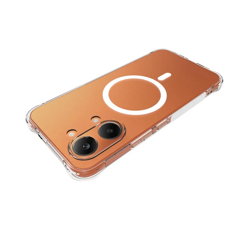 Bulk Purchasing For Xiaomi Redmi Turbo 5 Max 5G Magnetic Case TPU Anti-drop Phone Back Cover - Transparent