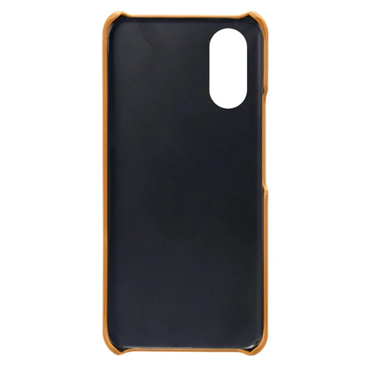 Pour le Boîtier de Téléphone Portable Oppo A17 4G Pour Les Emplacements à Double Carte - Orange