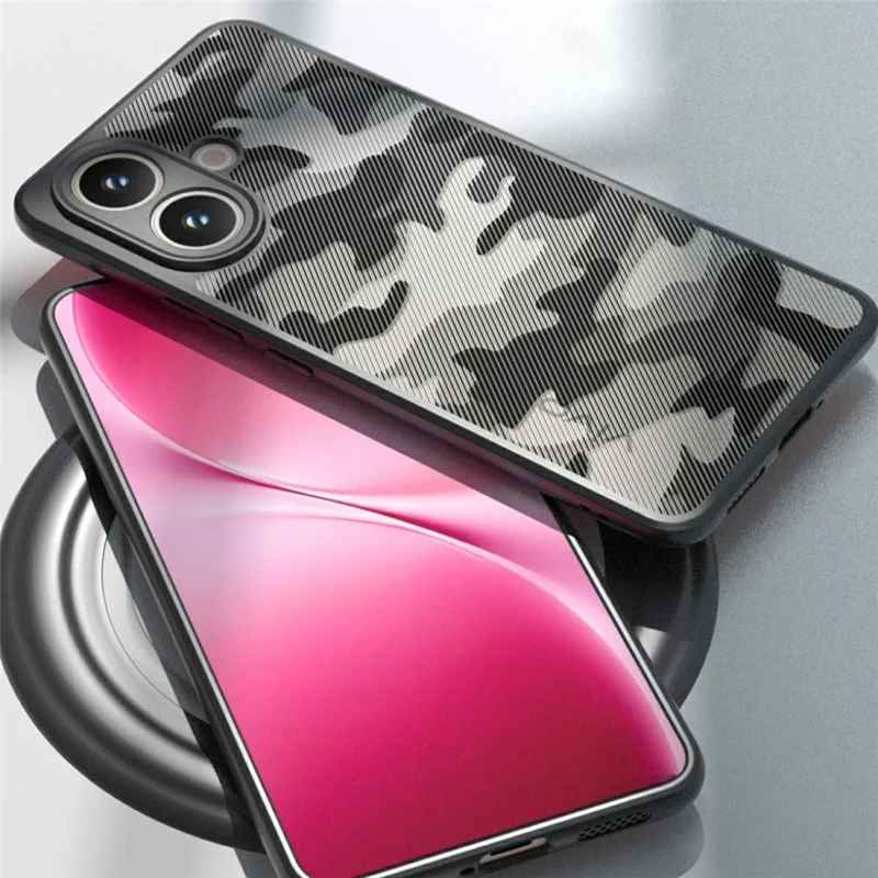 IBMRS Phone Case For vivo V60 Lite 4G  /  5G Soft TPU Frame Hard PC Back Anti-Fall Phone Cover - Artistic Camouflage