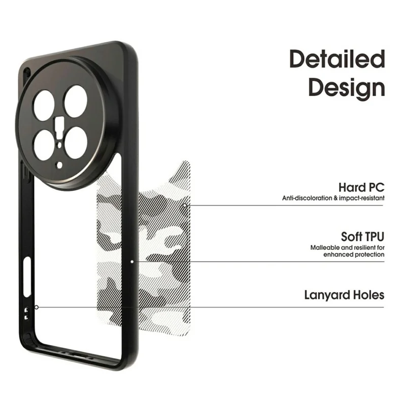 IBMRS For vivo X300 Pro 5G Case Soft TPU Frame Hard PC Back Anti-Fall Phone Cover - Artistic Camouflage